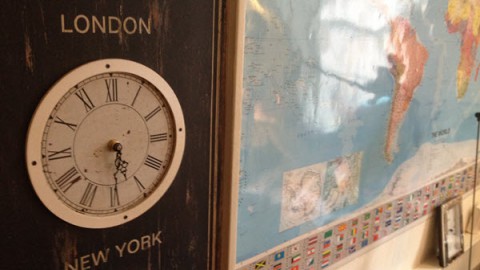 Time zone wall clocks