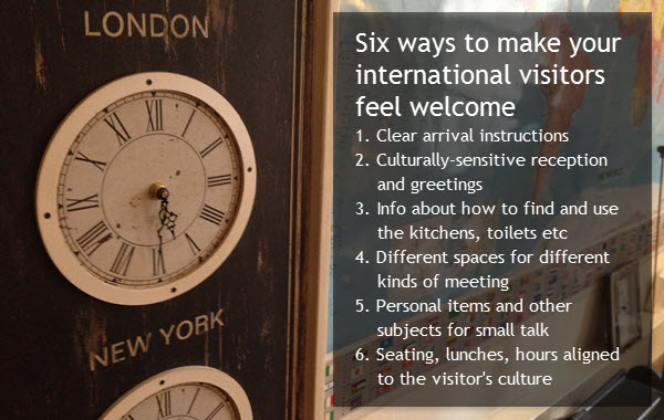 Six ways to make international guests feel welcome