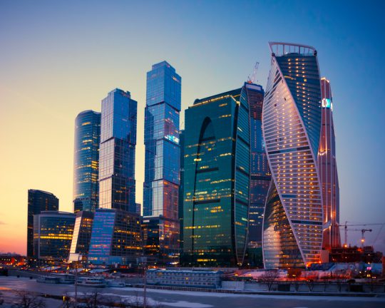 New Russia: Moscow business district