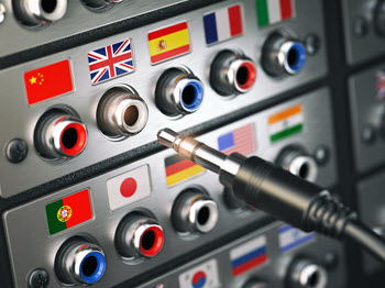 Choosing a language - plugging into audio source translation
